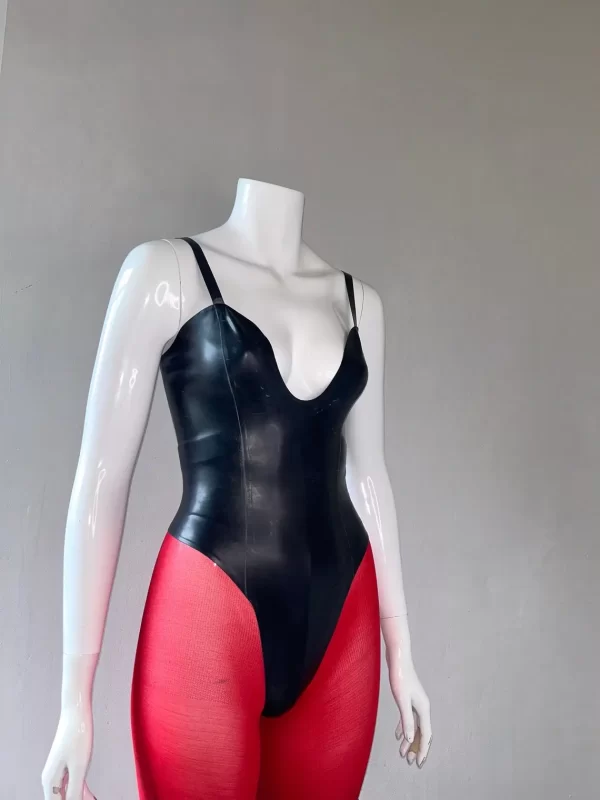 Latex Plunge Bodysuit