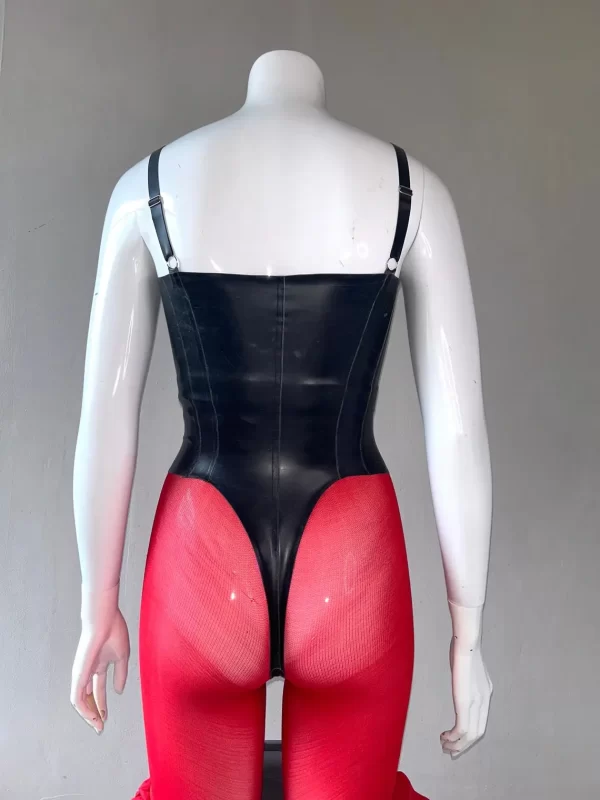 Latex Plunge Bodysuit