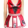 Latex Nurse Dress with Circle Skirt