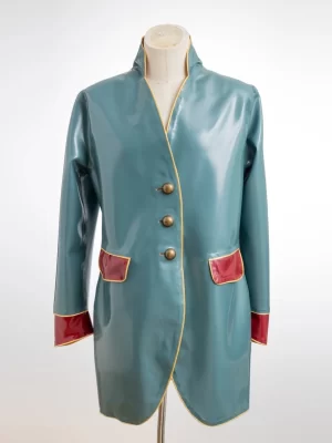 Uniform jacket made of latex