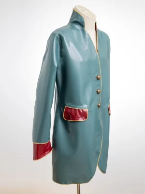 Uniform jacket made of latex