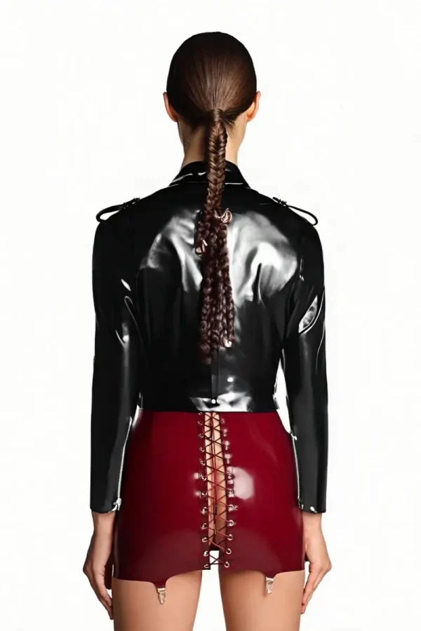 Latex Staci Moto Jacket