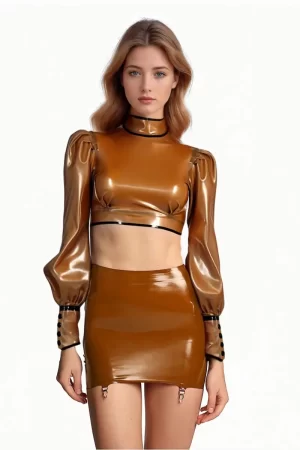 Latex Beatrix Top