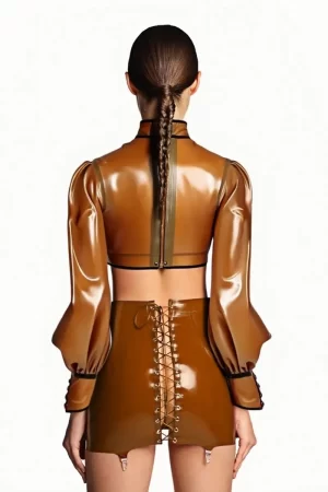 Latex Beatrix Top