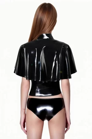 Latex Lulu Capelet Top