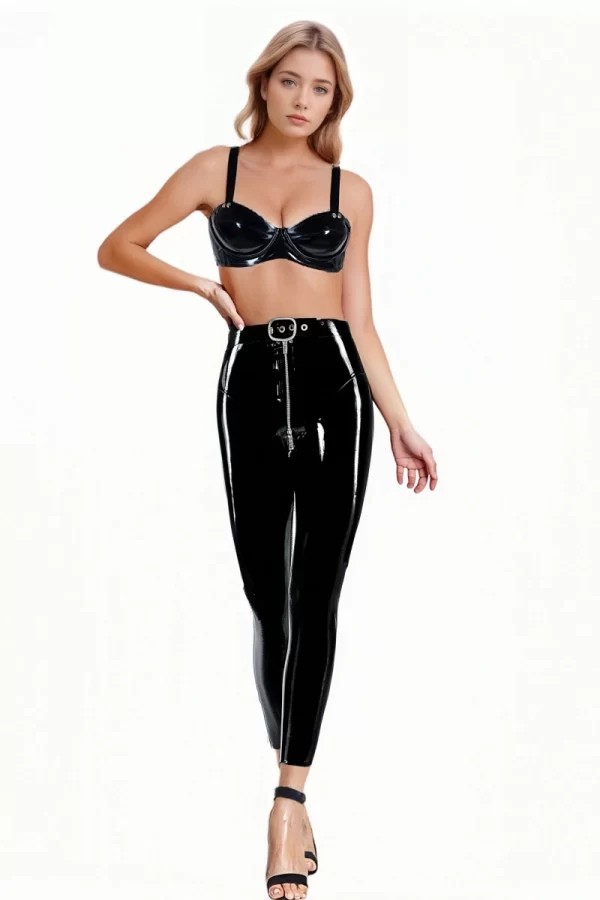 Latex Delia Zipper Pant