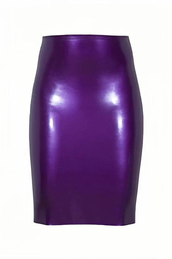 Latex Dina Zip Skirt