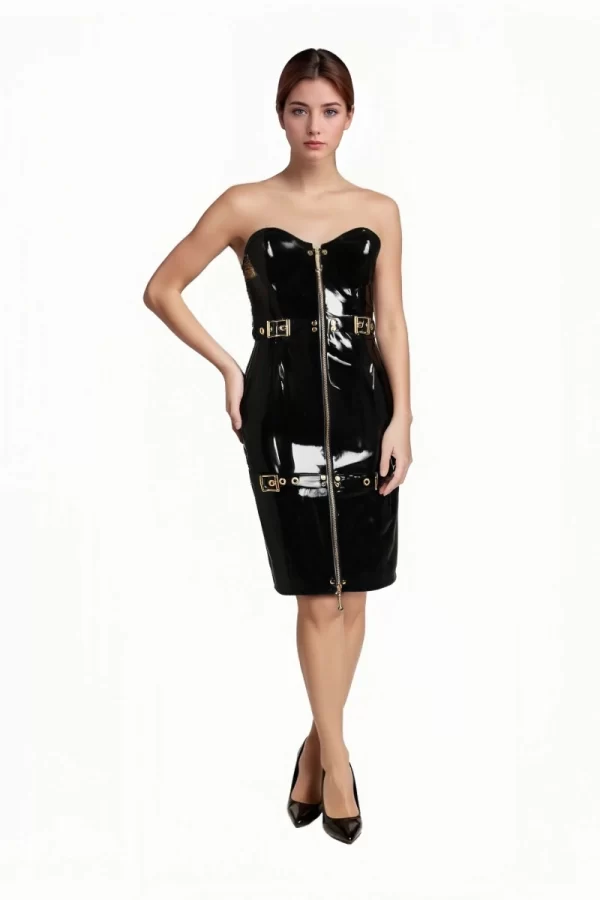 Latex Isa Pencil Dress