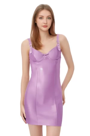 Latex Kinny Buckle Dress