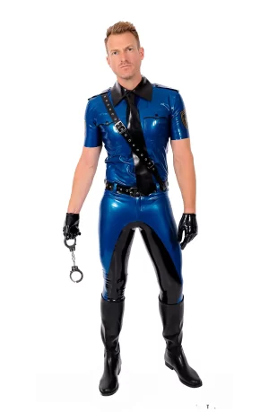 Latex Male Standard Police Breeches