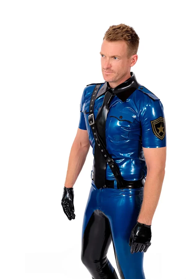 Latex Male Standard Police Breeches