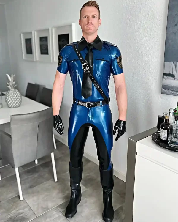 Latex Male Standard Police Breeches