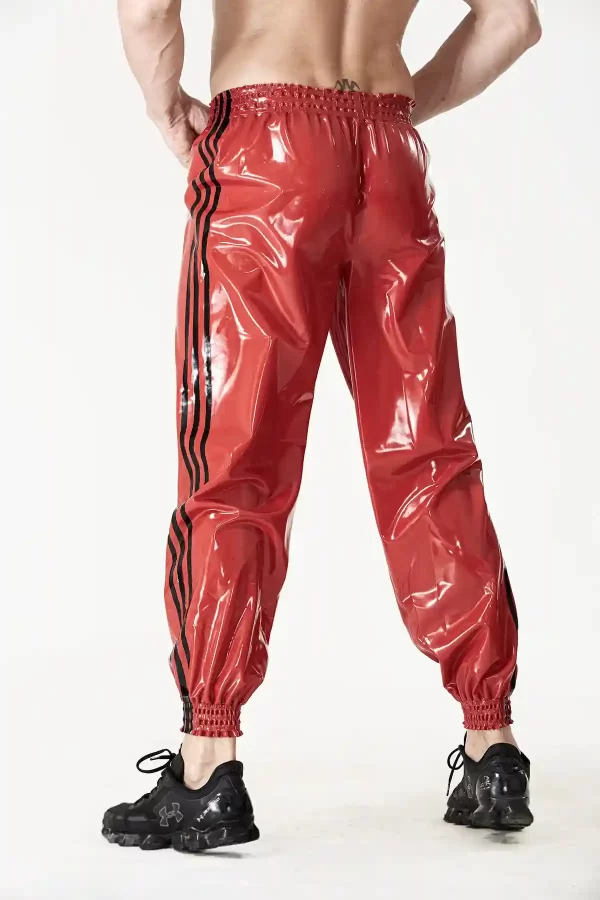 Latex Male Elasticated Sports Tracksuit Pants