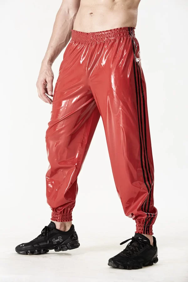 Latex Male Elasticated Sports Tracksuit Pants