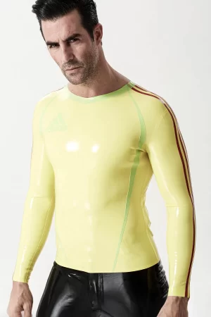 Latex Male Long-Sleeved Sportsman T-Shirt