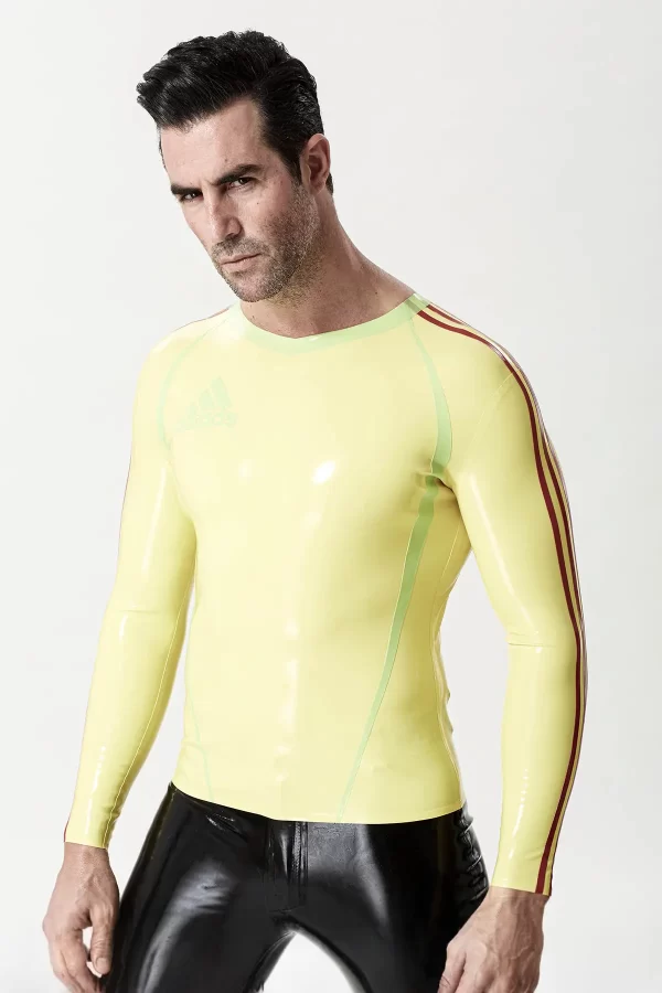 Latex Male Long-Sleeved Sportsman T-Shirt