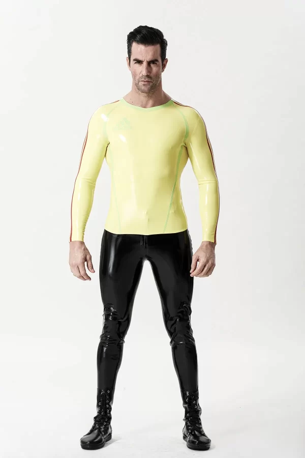 Latex Male Long-Sleeved Sportsman T-Shirt