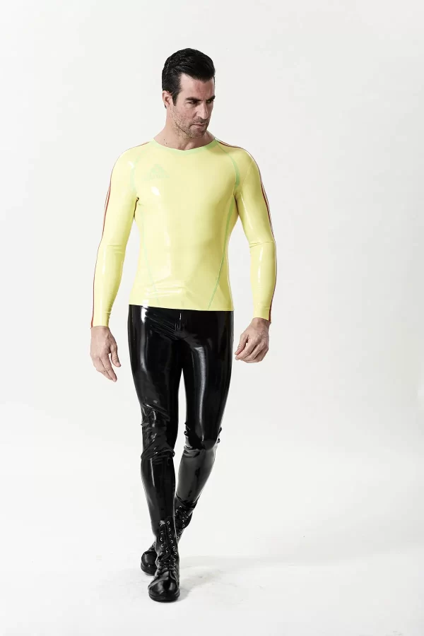 Latex Male Long-Sleeved Sportsman T-Shirt