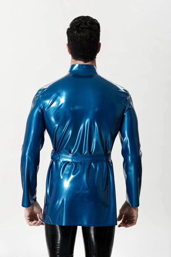 Latex Male Military Tunic Jacket