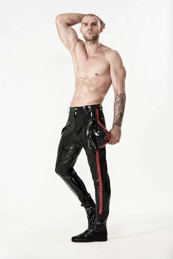 Latex Male Side-Striped Jodhpurs