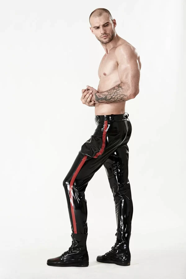 Latex Male Side-Striped Jodhpurs