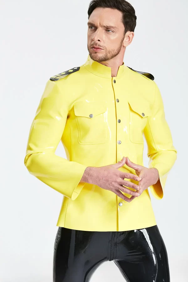 Latex Male Maritime Jacket