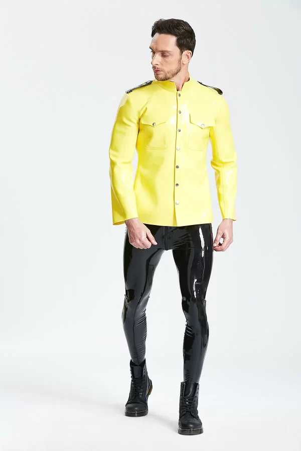 Latex Male Maritime Jacket