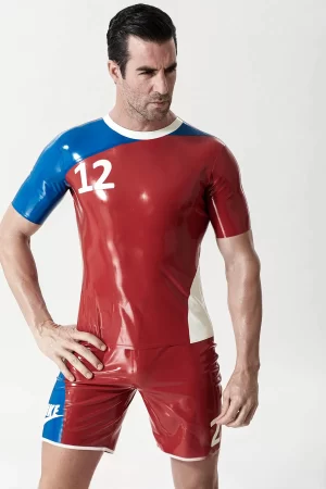 Latex Male Footballer Latex Outfit