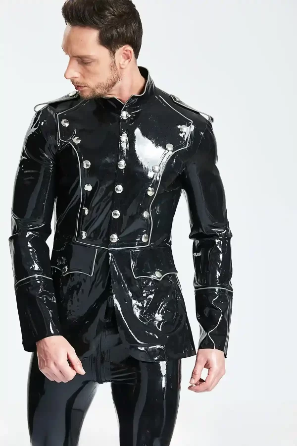 Latex Male Confederate Jacket