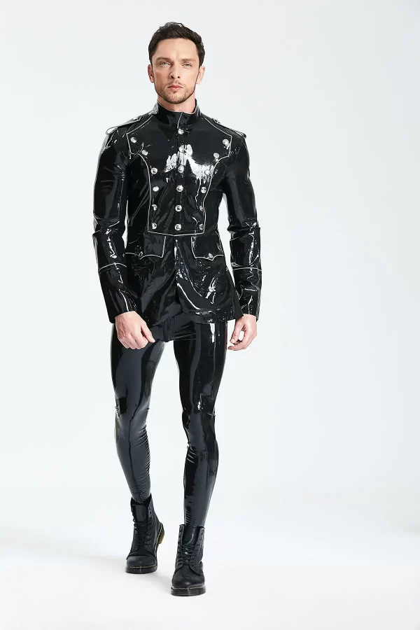 Latex Male Confederate Jacket