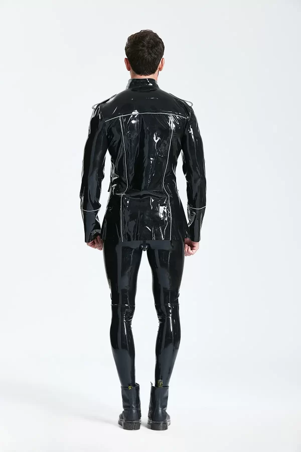 Latex Male Confederate Jacket