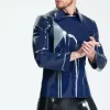 Latex Male Cavalier Double-Breasted Jacket