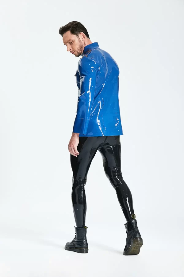 Latex Male Officer Jacket