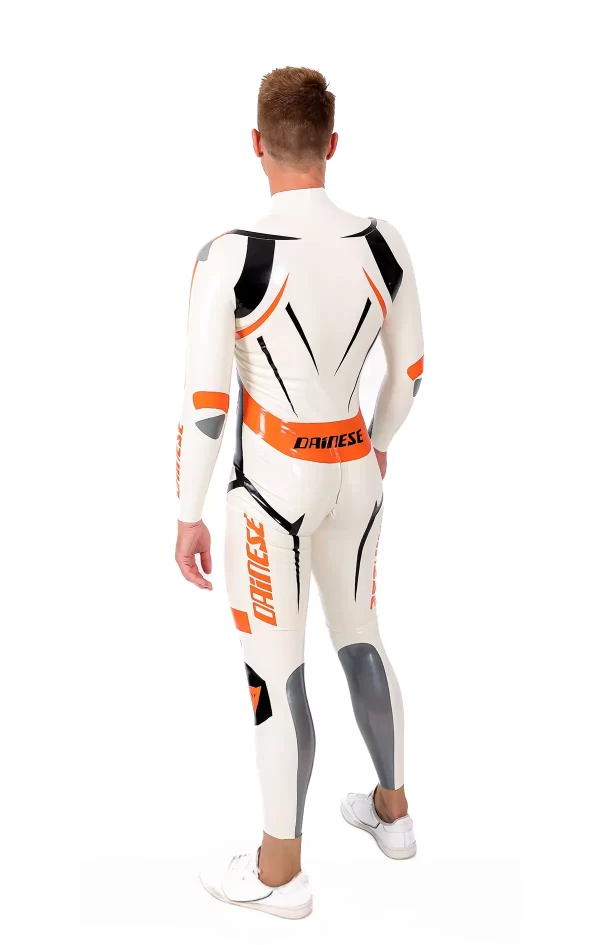 Latex Male MotoGP Circuit Branded Motorcycle Latex Suit