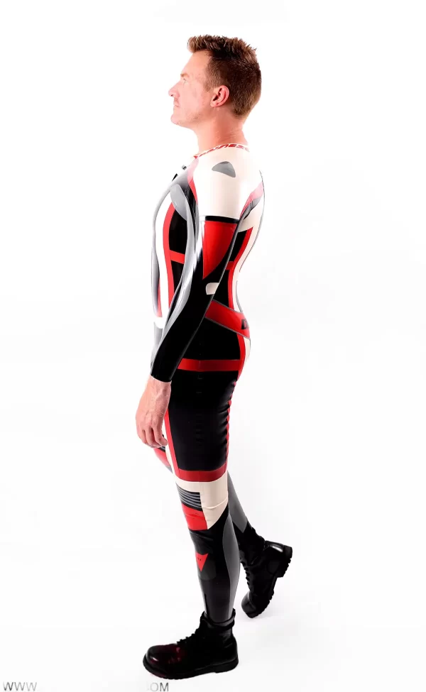 Latex Male Classic Moto Suit