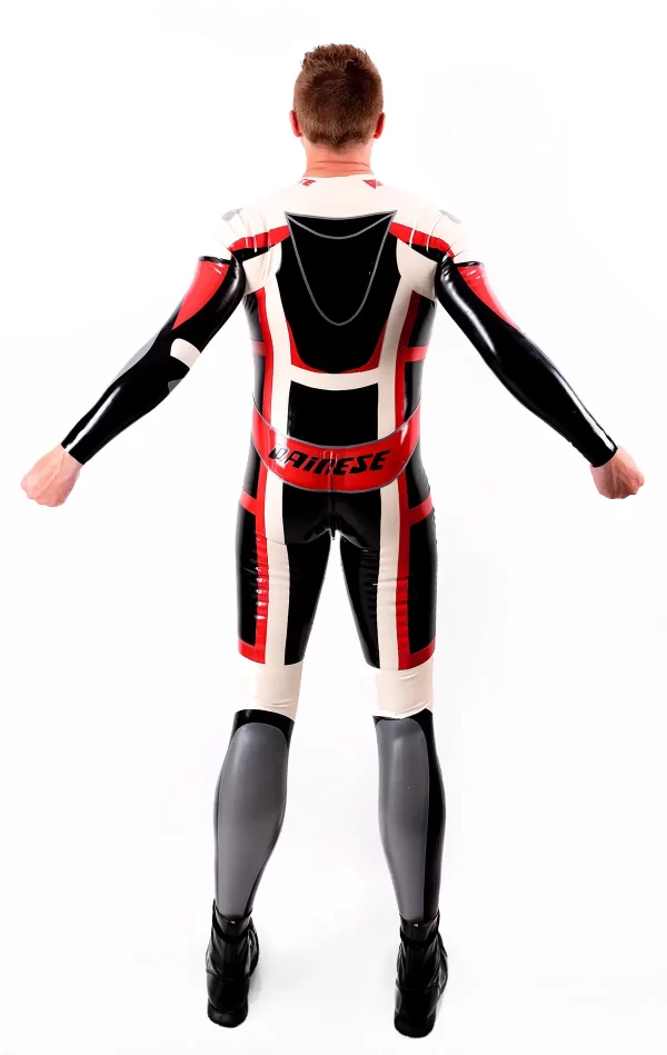 Latex Male Classic Moto Suit