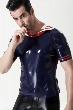 Latex Male Jack Tar Naval T-Shirt