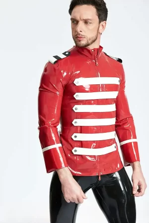 Latex Male Bandleader Tunic Jacket