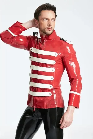 Latex Male Bandleader Tunic Jacket