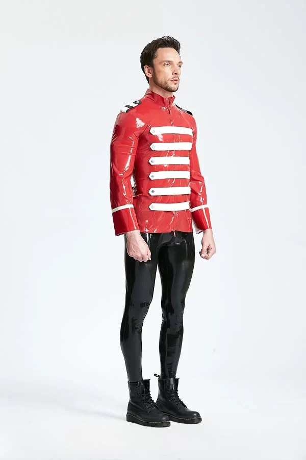 Latex Male Bandleader Tunic Jacket