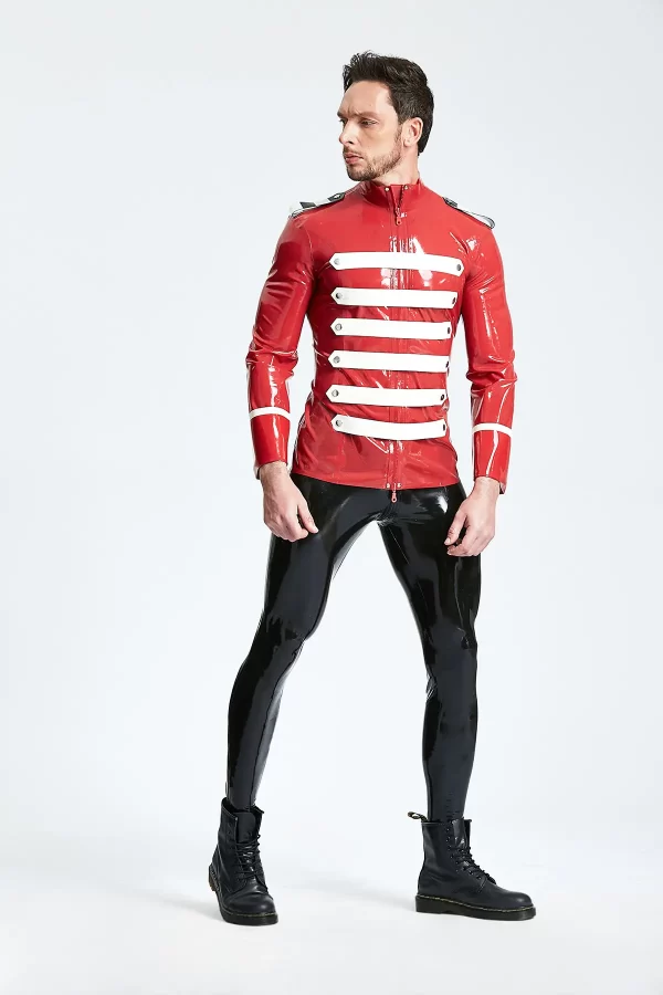 Latex Male Bandleader Tunic Jacket