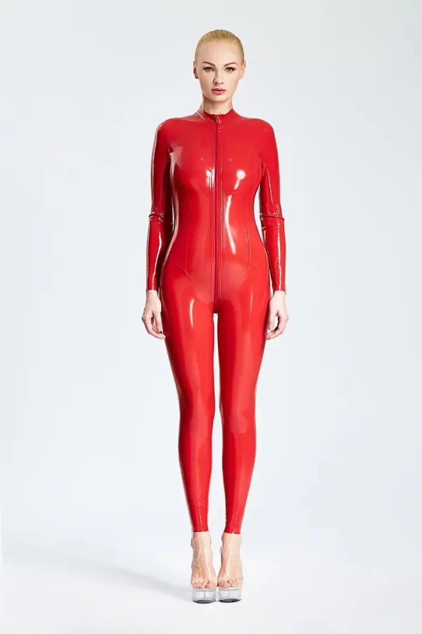 Latex Standard Front Zip Catsuit