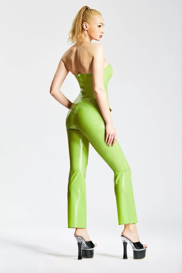 Latex Cute Low-cut Female Jumpsuit