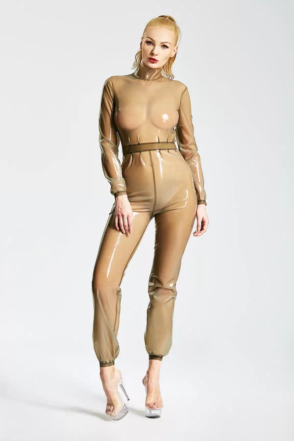 Latex Loose-Fitting Body Catsuit