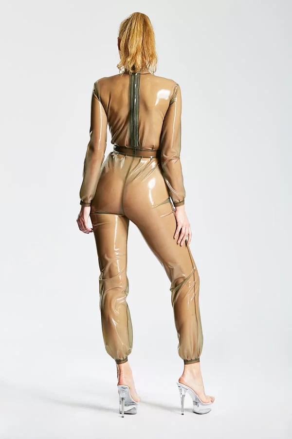 Latex Loose-Fitting Body Catsuit