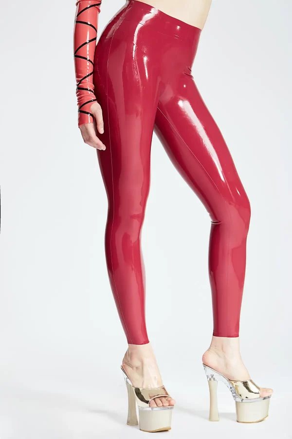 Latex Criss-Cross Tights