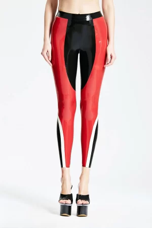 Latex Tri-Color Leggings