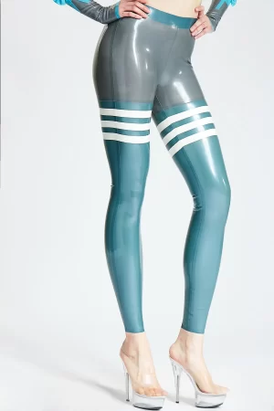 Latex Three Stripes Leggings