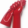 Latex Black Classic Short Molded Gloves