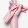 Latex Translucent Natural Classic Short Molded Gloves